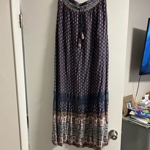 KNOX ROSE// BOHO MAXI SKIRT